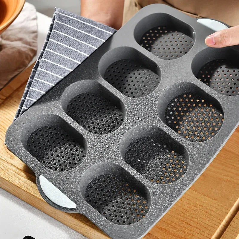 Silicone Baguette Baking Mold – Non-Stick French Bread Tray