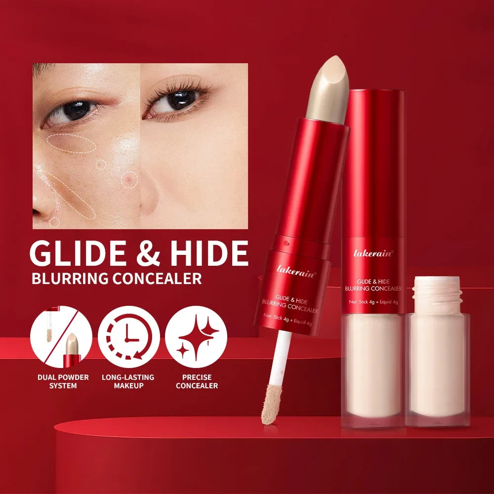 GlideHide 2-in-1 Blurring Concealer & Balm Stick | Full Coverage