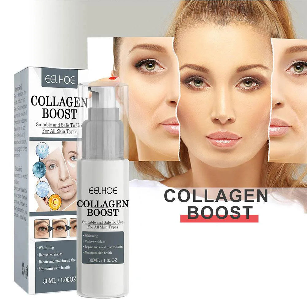 1 2 Collagen Boost Firming Essence Cream Fade Fine Lines Face
