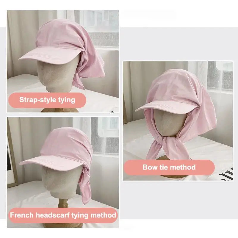 Baseball Cap with Detachable Neck Flap | Sun Protection Hat