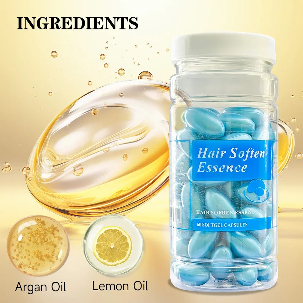Keratin Hair Oil Serum – Vitamin Capsule Complex, 60g
