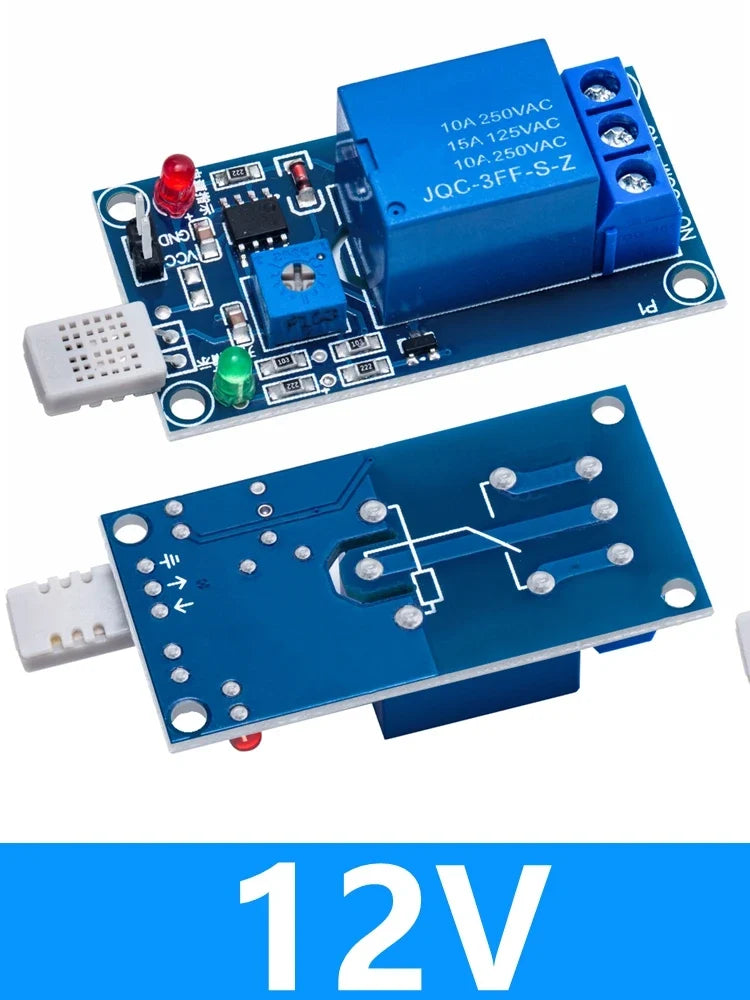 HR202 Humidity Sensor Relay Module DC 5V 12V 1-Channel