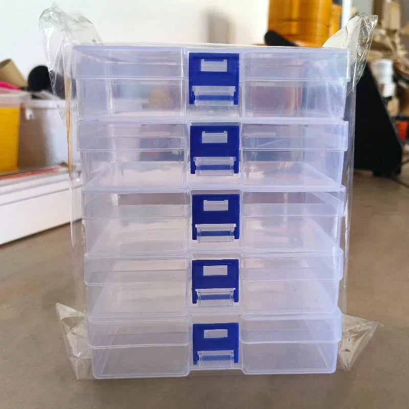 5 Transparent Plastic Storage Boxes Can Accommodate Small Items Toys