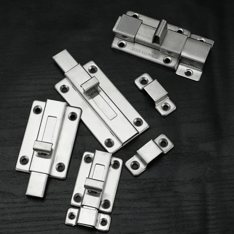 Self-elastic Latch Security Bolt Anti-theft Spring Latches Stainless