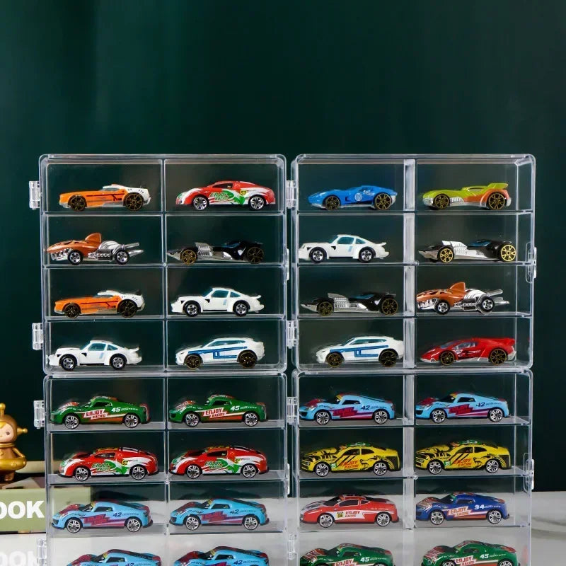 Acrylic Car Display Box 1 64 Wheels Model Toy 8 Grid Cabinet Rack