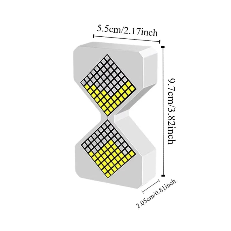 Cyber LED Electronic Hourglass Timer 1–30 Min Gravity Sensing