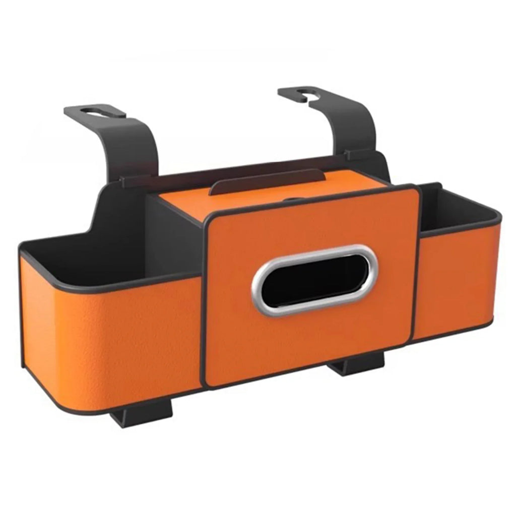 Car Headrest Backseat Organizer Cup Holder Tissue Box Hooks Vehicle