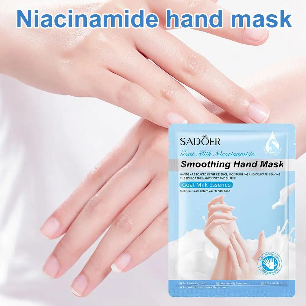 Hydrating Hand Mask Gloves – Rose & Niacinamide Moisturizer