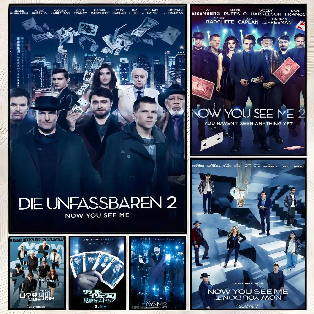 Now You See Me Movie Poster – Self-Stick HD PVC Wall Art