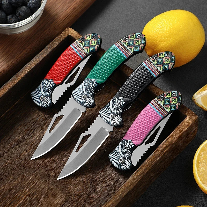 Folding Kitchen Knife – Stainless Steel Fruit & Vegetable Peeler