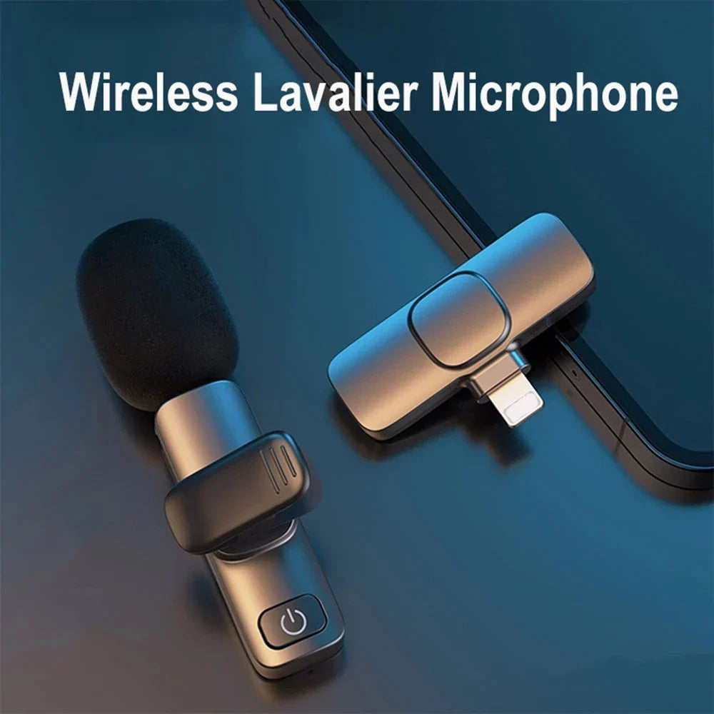 AyeBeau Dual Wireless Lavalier Mic for iPhone & Android