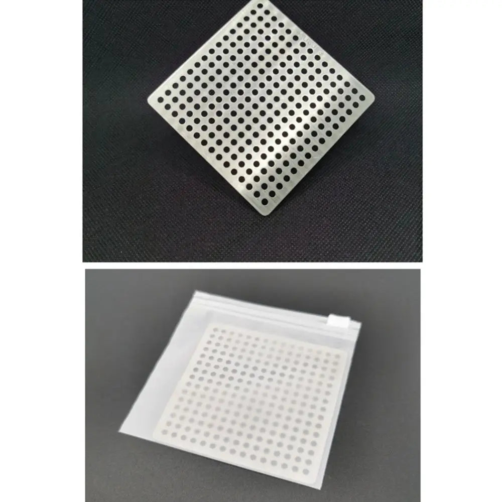 Stainless Steel Square Drain Hole Shower Hair Catcher Filter Stopper