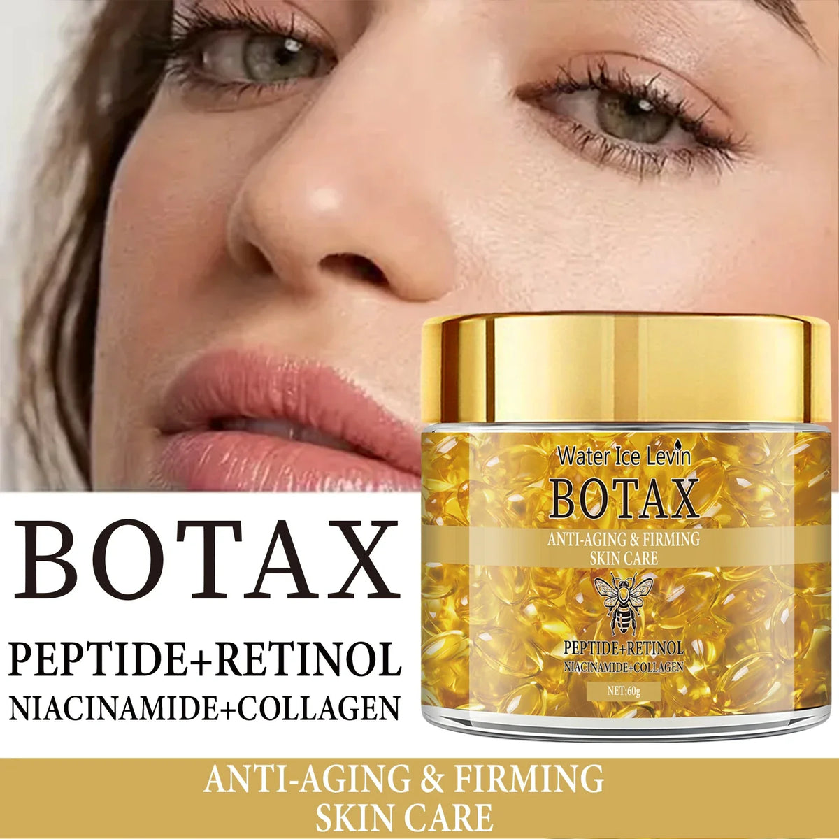 Retinol Firming Cream – Collagen, Peptides & Hyaluronic Acid