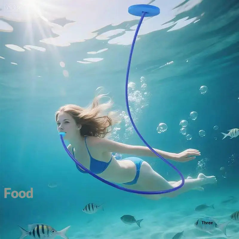 Foldable Silicone Dry Snorkel Tube for Diving & Swimming
