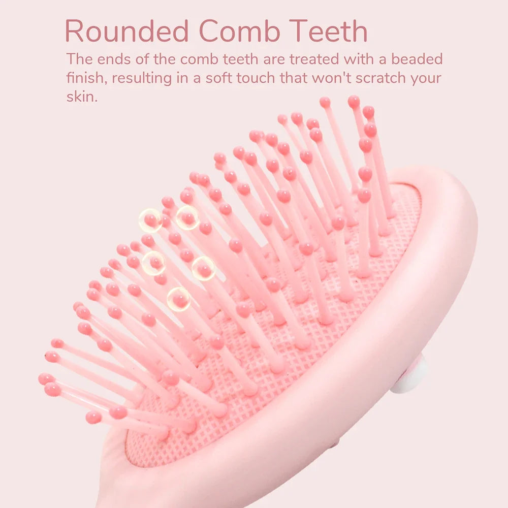 Cartoon Dinosaur Mini Air Cushion Massage Comb – Anti-Static