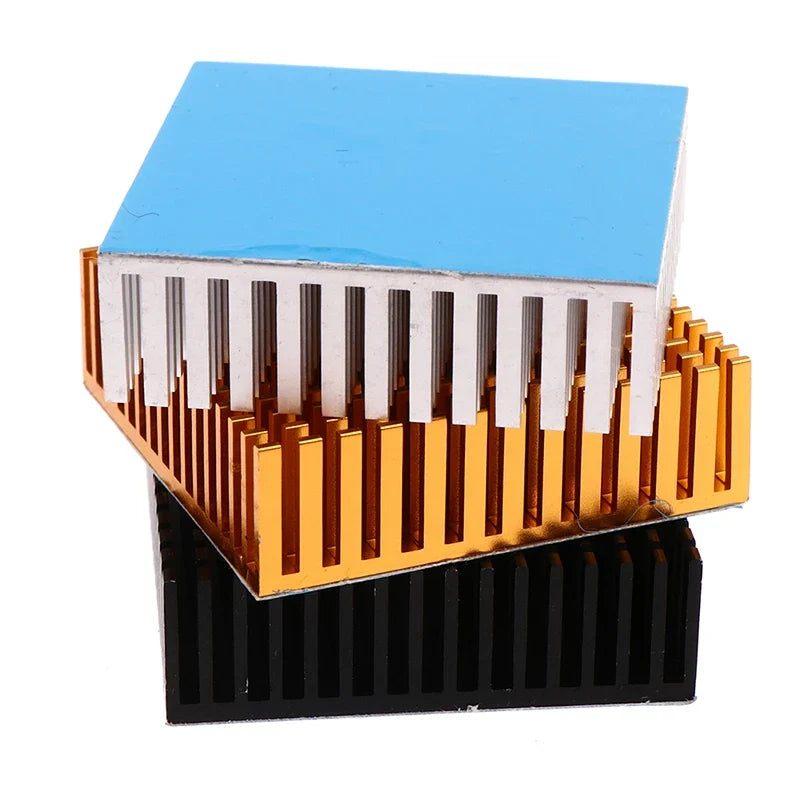 White Black Gold 50 Thermal Conductive Adhesive Aluminum Heatsink
