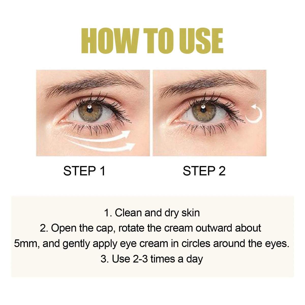 Snail Eye Cream Stick – Firm, Brighten & Hydrate Eye Area