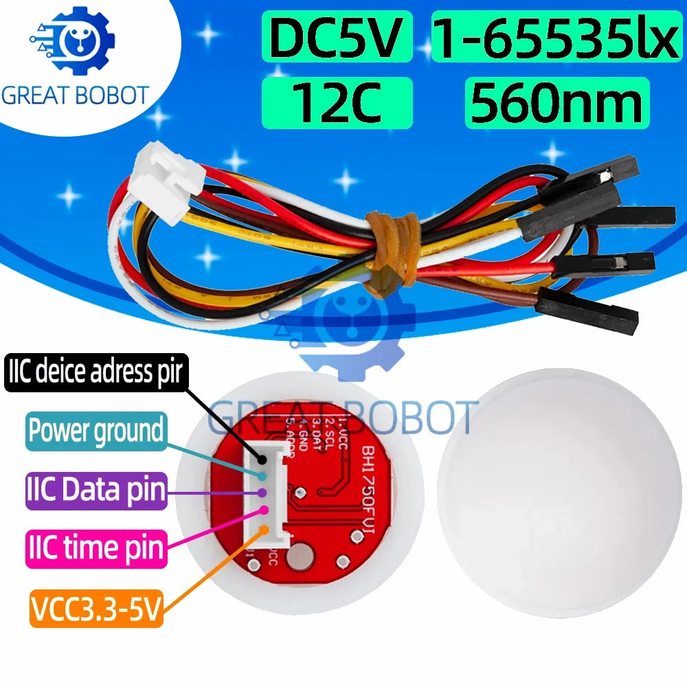 BH1750FVI Light Intensity Sensor Module for Arduino