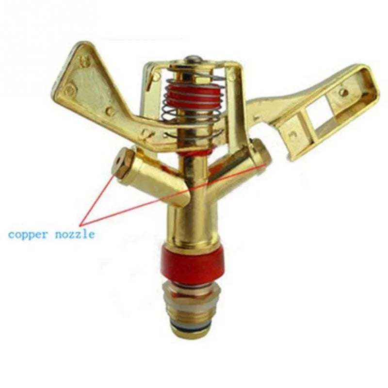 360° Swing Arm Garden Spray Nozzle – 1/2" Zinc Alloy Connector