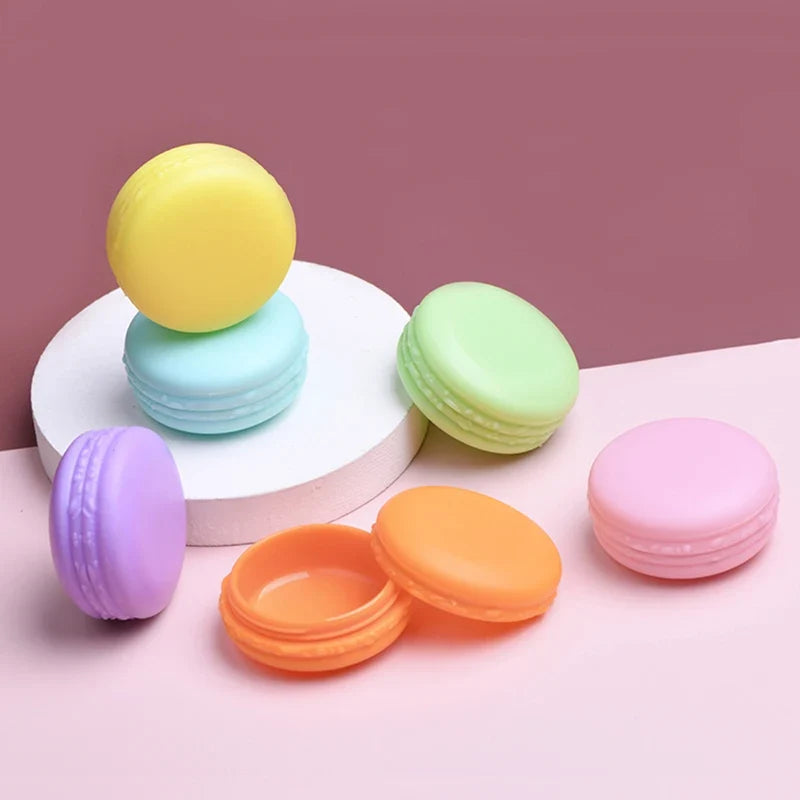 5-Pack 10g Macaron Cream Jars | Travel Cosmetic Containers