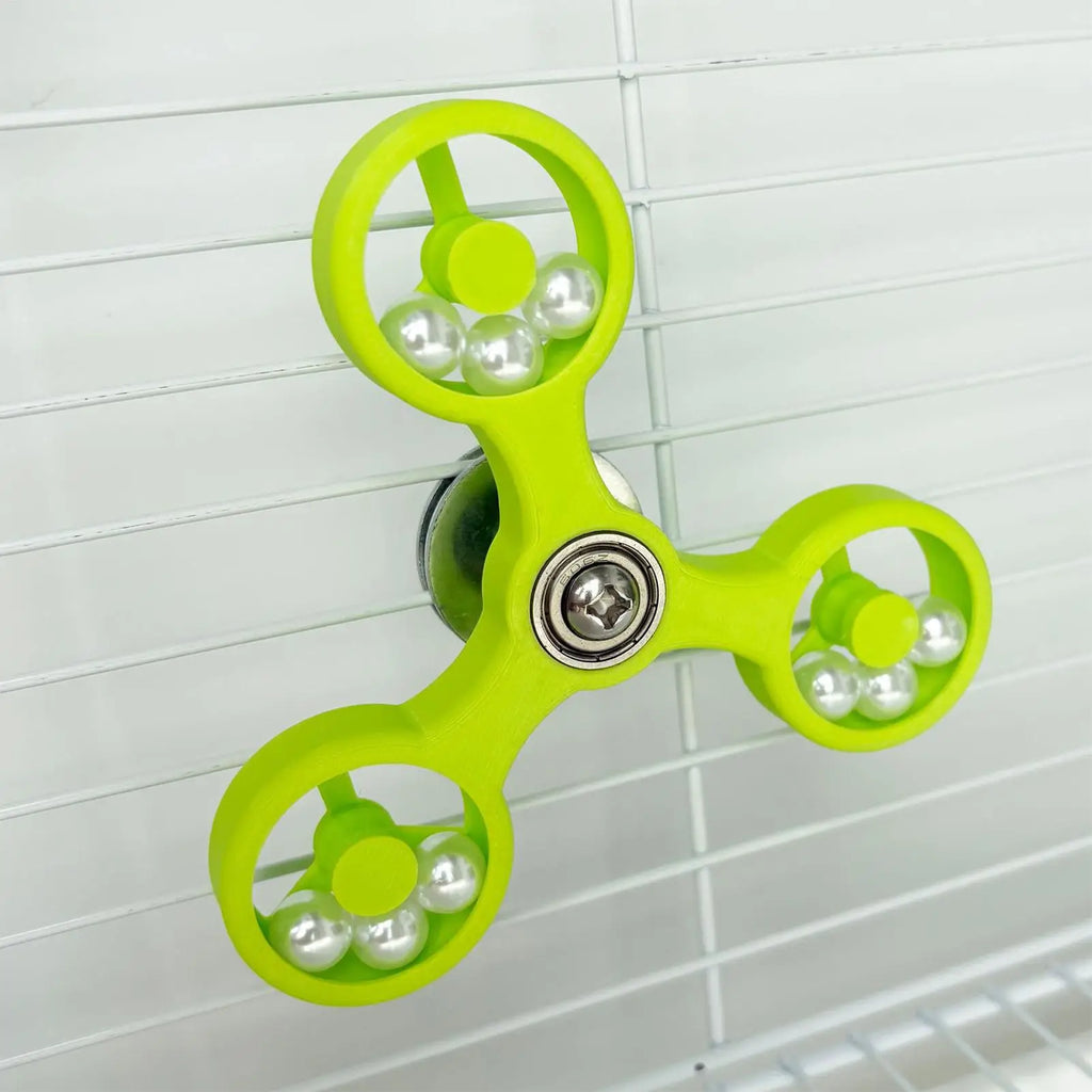 Interactive Rotating Spinner Wheel Bird Toy | Parrots & Parakeets