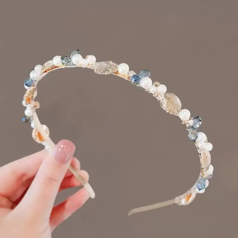 Starfish Shell Pearl Headband | Ocean Beach Hair Accessory
