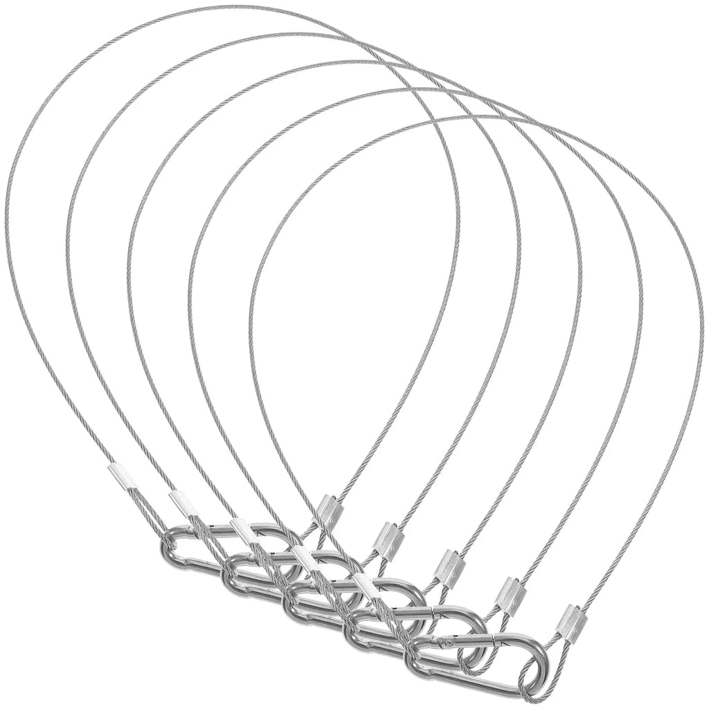 Buckle Safety Cable Lock Stainless Steel Locks Thin Hooks Ropes
