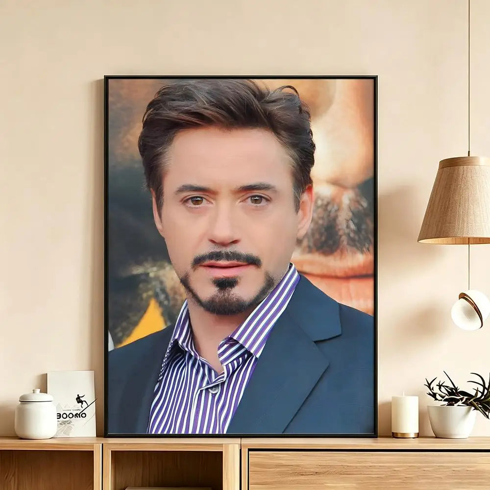 Robert Downey Jr HD Wall Poster – Aesthetic Home Decor Art