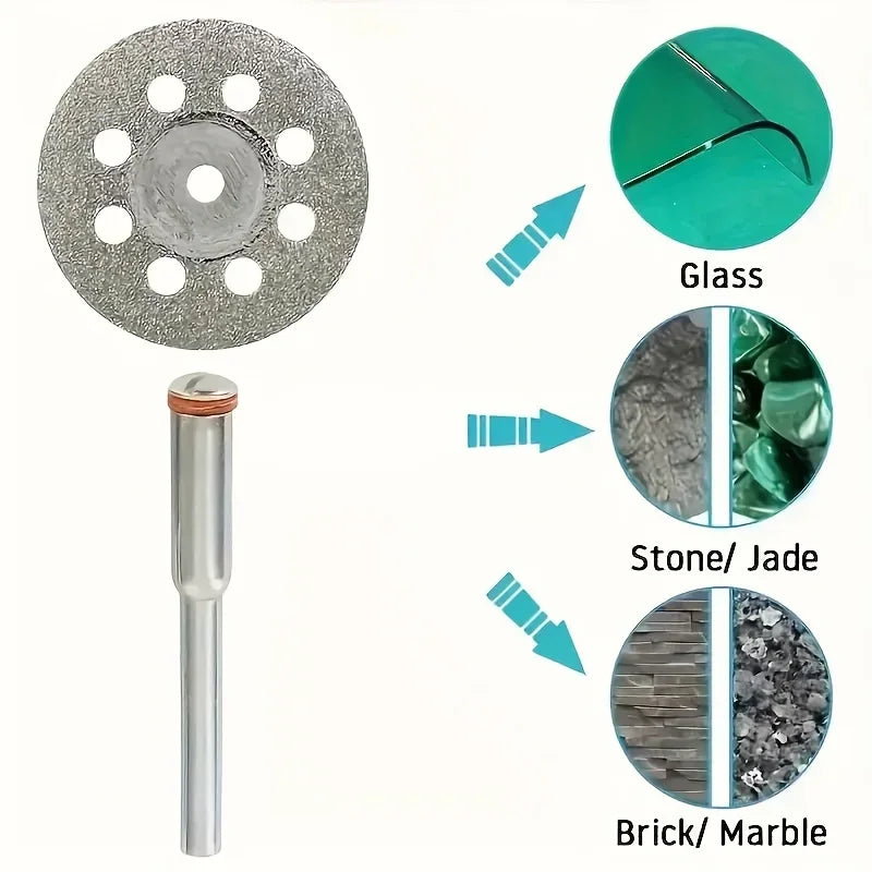 30-Piece Diamond Cutting Disc & Mini Saw Blade Set | DIY
