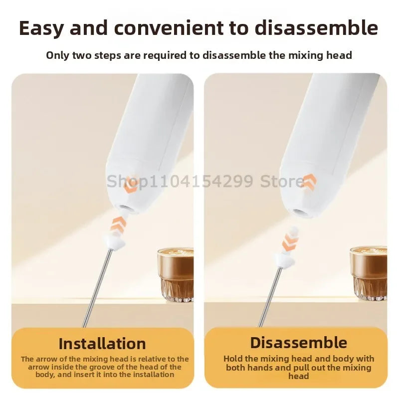Handheld Electric Milk Frother & Egg Beater | Mini Portable