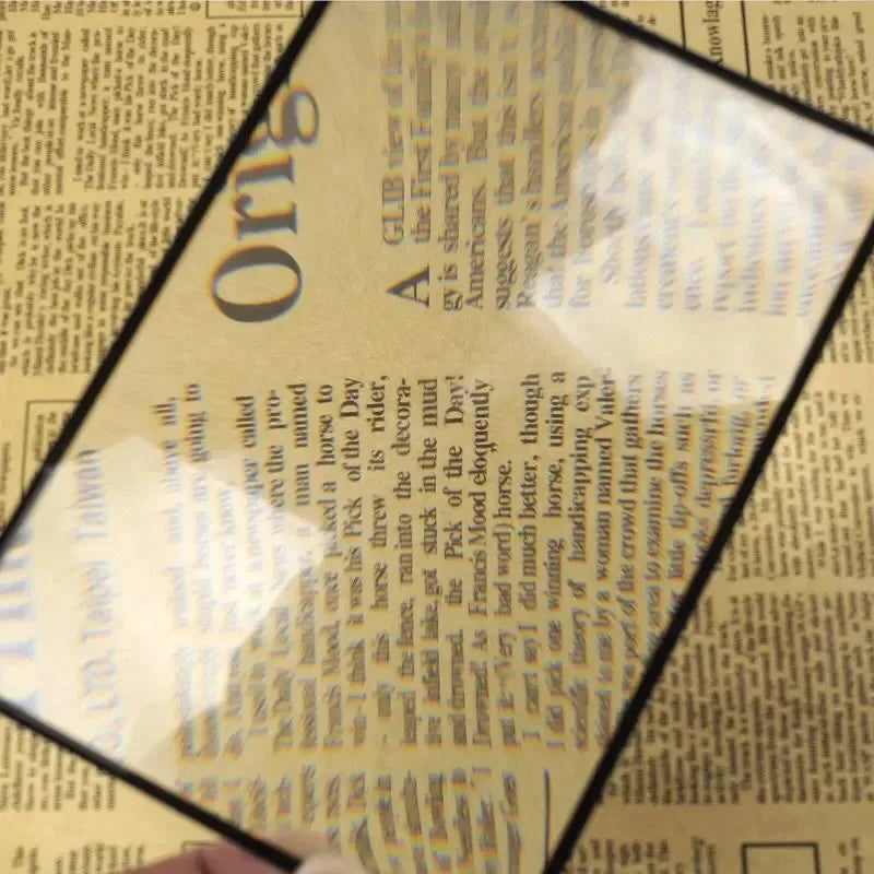 Full Page Sheet Magnifier – Large Reading Magnifying Lens