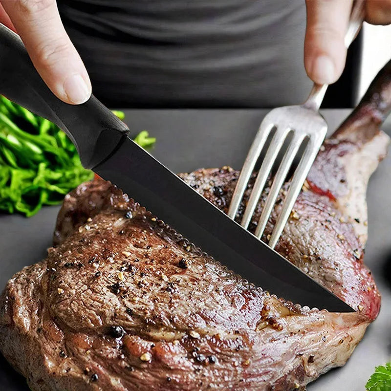 Stainless Steel Steak Knife Set 1–8 Piece | Dishwasher Safe