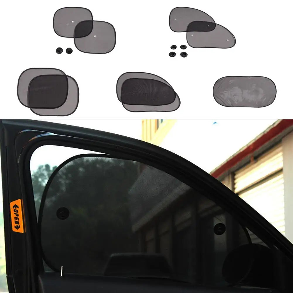 2-Pack Mesh Car Side Window Sun Shades – UV & Heat Blocking
