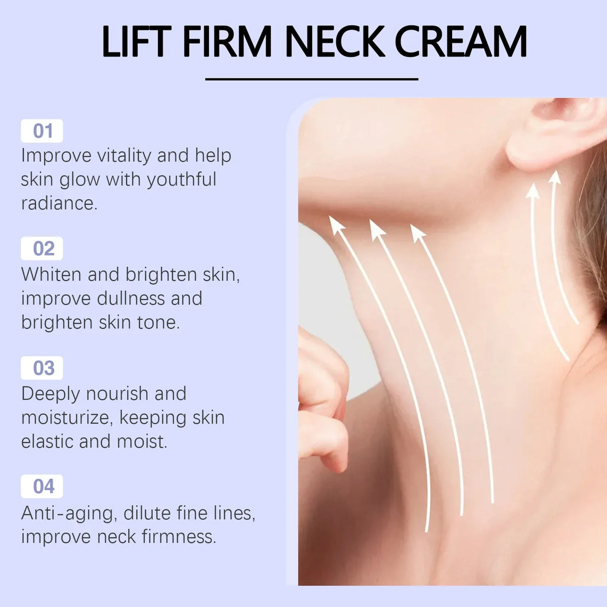 Neck Firming Lifting Cream – Fine Lines, Brightening & Moisture
