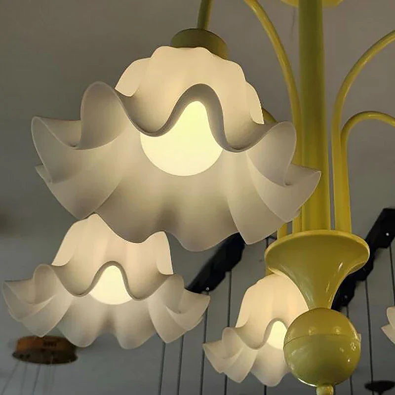 E27 Acrylic Bell Orchid Lampshade – Chandelier Replacement