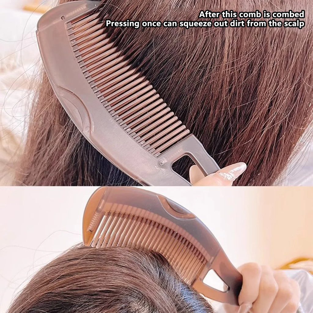 Scalp Massage Comb – Hollow Tooth Dandruff Removal Brush