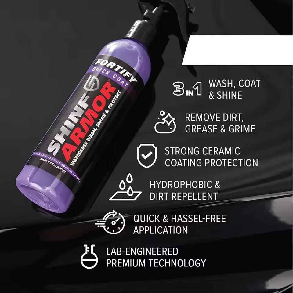 SHINE Fortify Quick Coat Ceramic Coating Car Wax Polish Spray