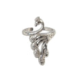 Metal Knitting Tools Handamde Peacock Finger Ring Blade Needle