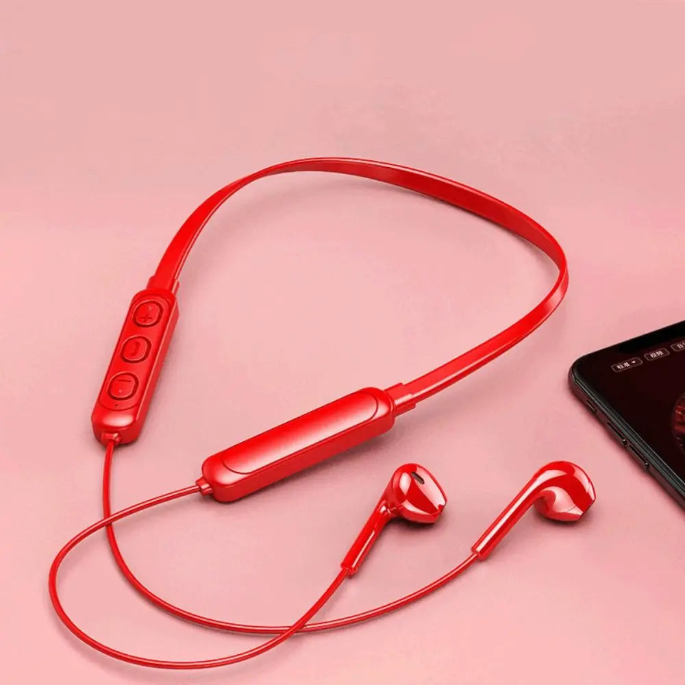 Bluetooth 5.0 Neck-Hanging Wireless Earphones with Mic