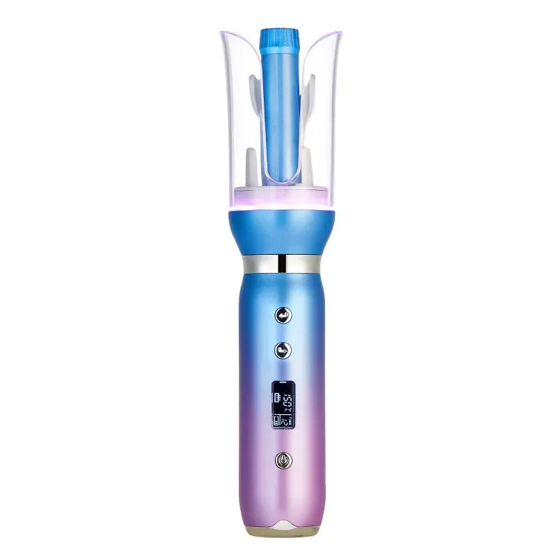 1-Inch Automatic Ceramic Hair Curler | Anti-Tangle, Large Slot