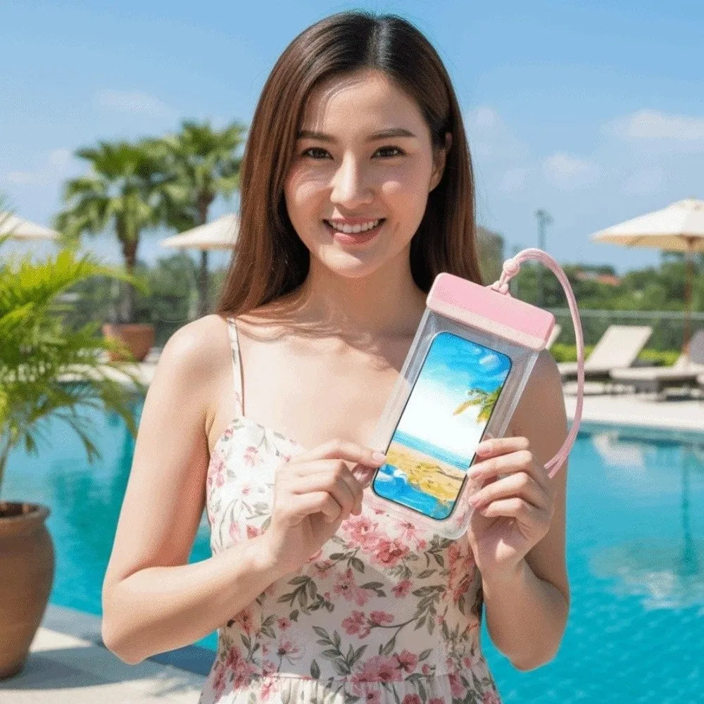 Waterproof Phone Pouch Crossbody Dry Bag – Fits Up to 7.2"