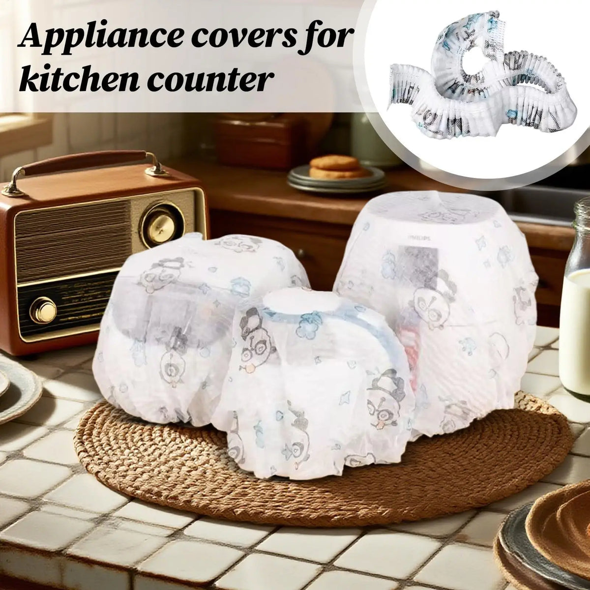 10-Pack Non-Woven Appliance Covers – Dust & Moisture Shield