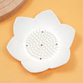 Lotus Silicone Soap Dish with Drainage | Eco-Friendly Holder