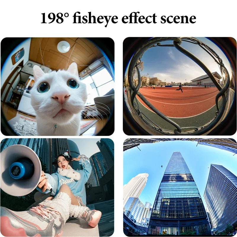 Macro Lens Mobile Fish Eye Phone Camera Fisheye Wide Angle Smartphone
