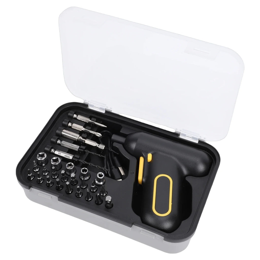29-in-1 Cordless Electric Screwdriver | 6 Torque Settings & 27 Bits