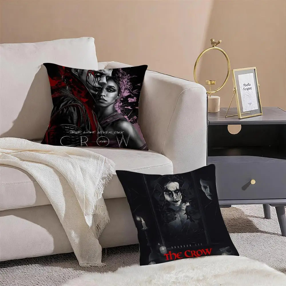 The Crow Movie Pillowcase – Soft Fabric & Concealed Zipper