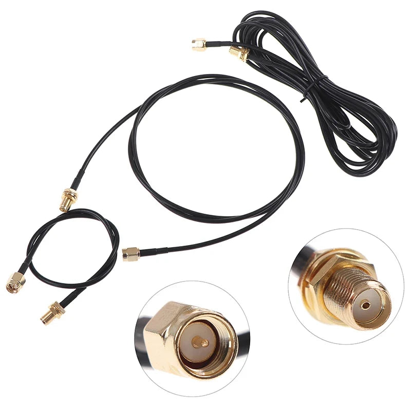SMA Male to Female RG174 RF Coaxial WiFi Antenna Cable
