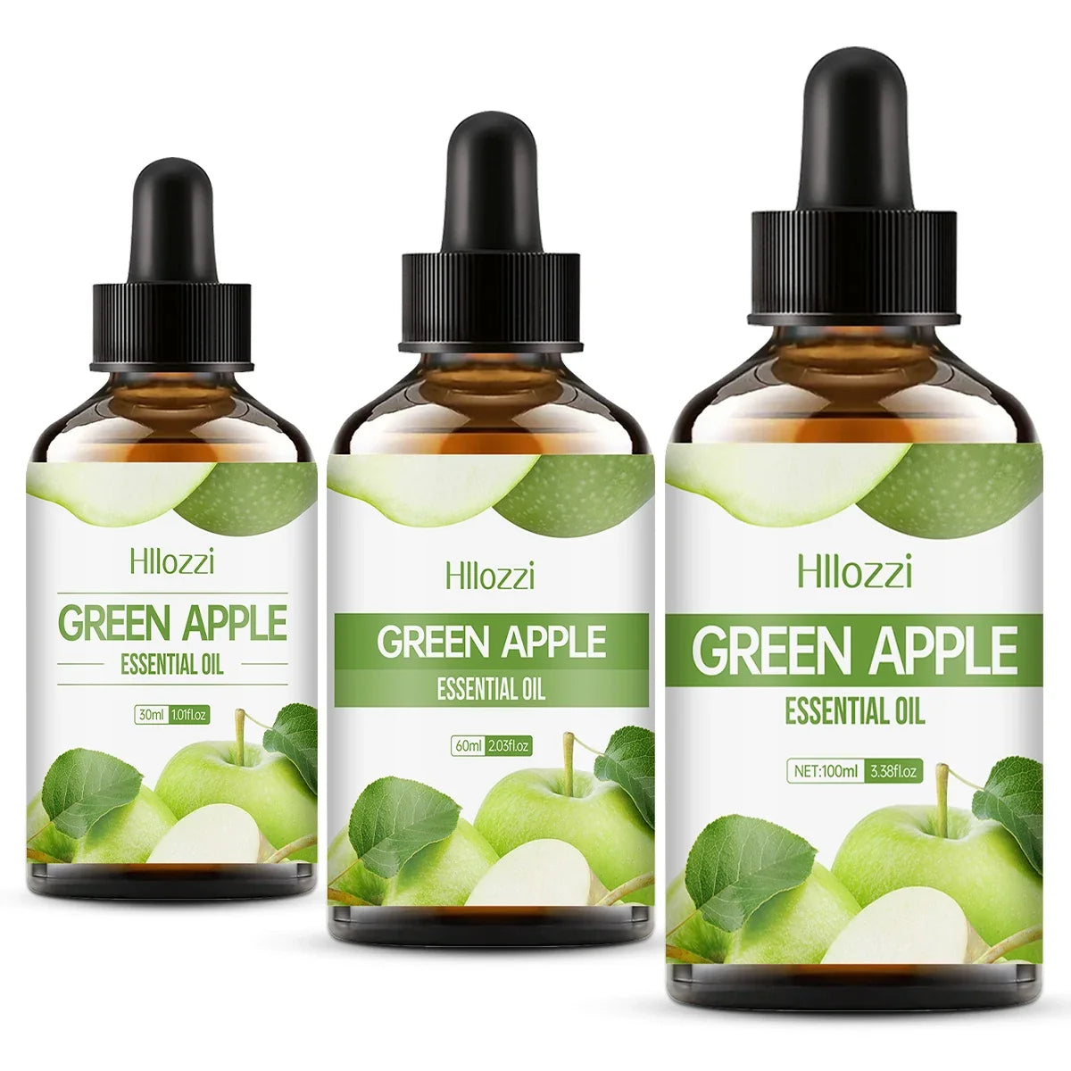 Hllozzi Green Apple Essential Oil 30ml 60ml 100ml Diffuser
