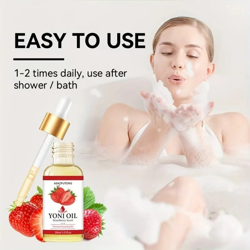 Rose & Strawberry Yoni Oil – Female Intimate Essential Oil