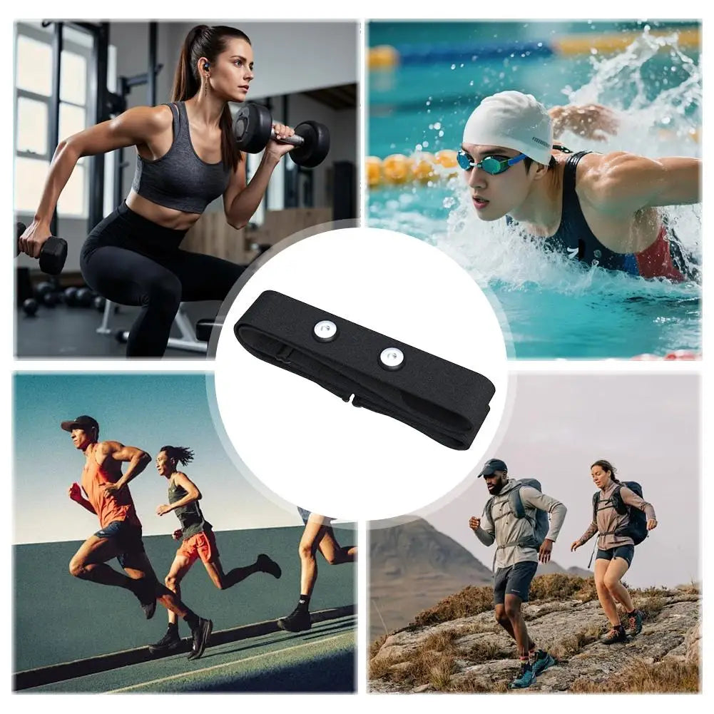 Heart Rate Monitor Chest Strap – Polar, Garmin, Wahoo Compatible